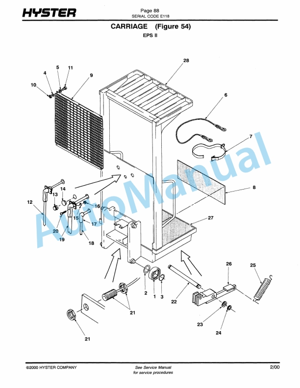 Hyster R30F, R30FA, R30FF (E118) Electric Parts Manual-5