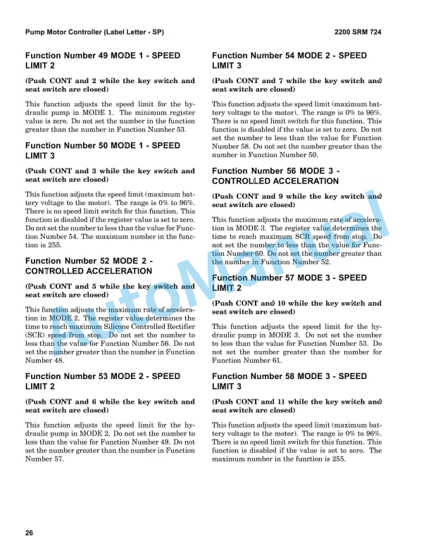 Hyster R30XMF3 to R30XM3 Wire Driver Manual Maintenance And Repair 4 Hyster R30XMF3 to R30XM3 Wire Driver Manual Maintenance And Repair - Image 4