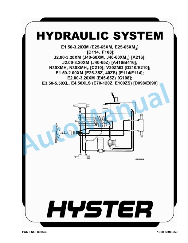 Hyster R30XMF3 to R30XM3 Wire Driver Manual Maintenance And Repair 5 Hyster R30XMF3 to R30XM3 Wire Driver Manual Maintenance And Repair - Image 5