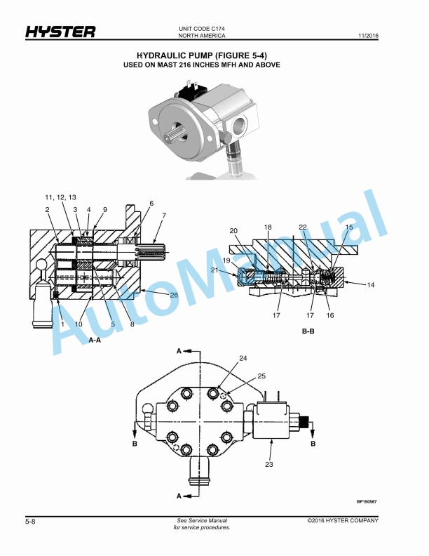 Hyster R30XMS (C174) Parts Manual 2 Hyster R30XMS (C174) Parts Manual - Image 2