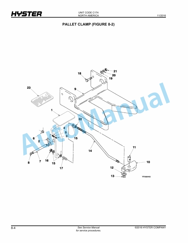 Hyster R30XMS (C174) Parts Manual 5 Hyster R30XMS (C174) Parts Manual - Image 5