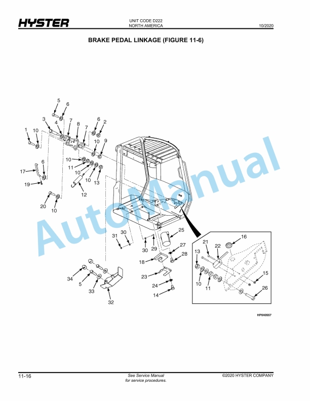 Hyster RS45-27CH to RS46-33IH (D222) Parts Manual 5 Hyster RS45-27CH to RS46-33IH (D222) Parts Manual - Image 5
