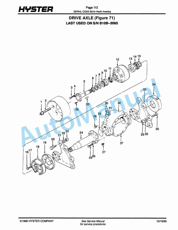 Hyster S25-30-35XL (B010) Spacesaver Parts Manual 2 Hyster S25-30-35XL (B010) Spacesaver Parts Manual-2