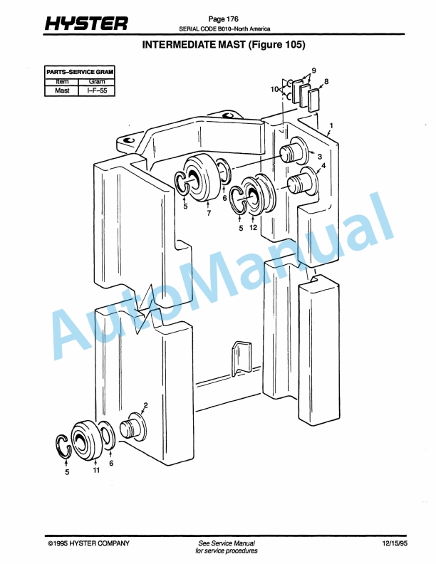 Hyster S25-30-35XL (B010) Spacesaver Parts Manual 4 Hyster S25-30-35XL (B010) Spacesaver Parts Manual-4