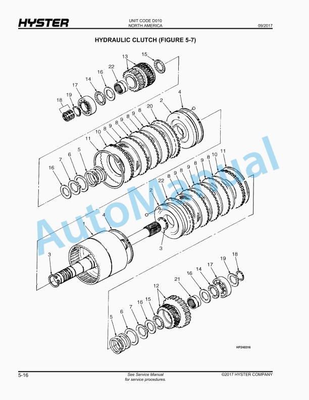 Hyster S25-35XM, S40XMS (D010) Spacesaver Parts Manual 2 Hyster S25-35XM, S40XMS (D010) Spacesaver Parts Manual - Image 2