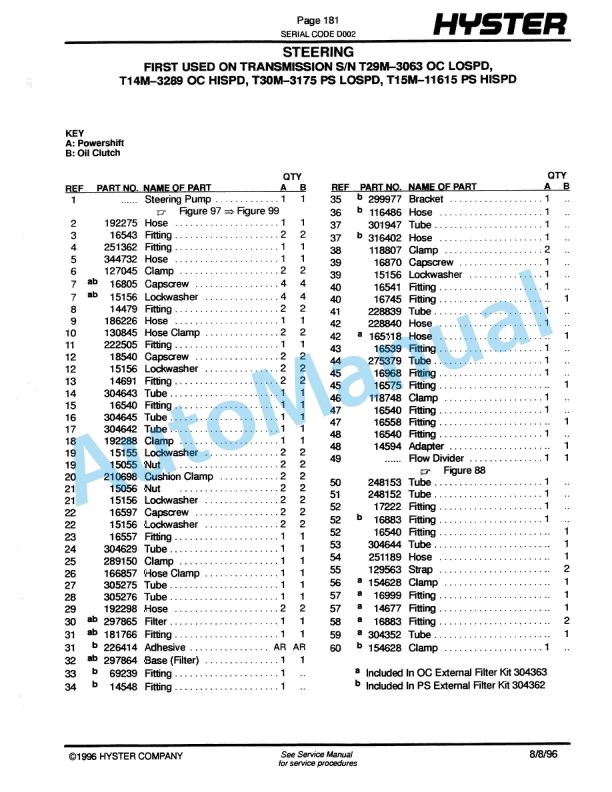Hyster S30-40-50E, S60ES (D002) Spacesaver Parts Manual 2 Hyster S30-40-50E, S60ES (D002) Spacesaver Parts Manual-2