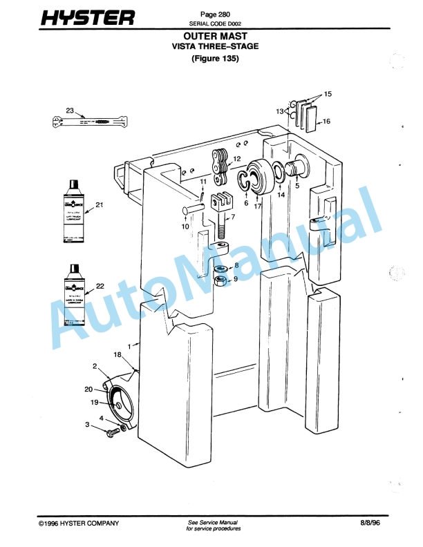 Hyster S30-40-50E, S60ES (D002) Spacesaver Parts Manual 4 Hyster S30-40-50E, S60ES (D002) Spacesaver Parts Manual-4