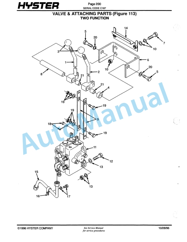 Hyster S40-50-60XL (C187) Spacesaver Parts Manual 2 Hyster S40-50-60XL (C187) Spacesaver Parts Manual-2