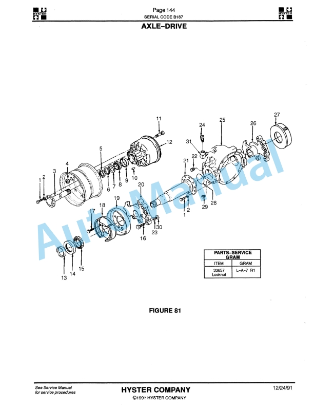 Hyster S40-50-60XL, S2.00-2.50-3.00XL (B187) Spacesaver Parts Manual-2