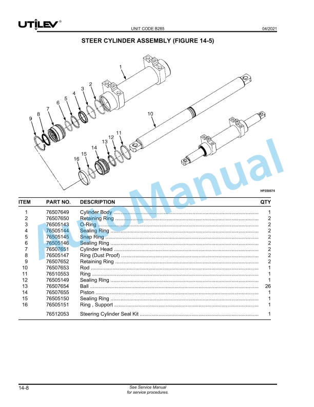 Hyster UT20P, UT25P, UT30P, UT35P (B285) Parts Manual 4 Hyster UT20P, UT25P, UT30P, UT35P (B285) Parts Manual - Image 4