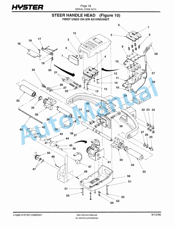 Hyster W45XT (A215) Walkie Parts Manual-2