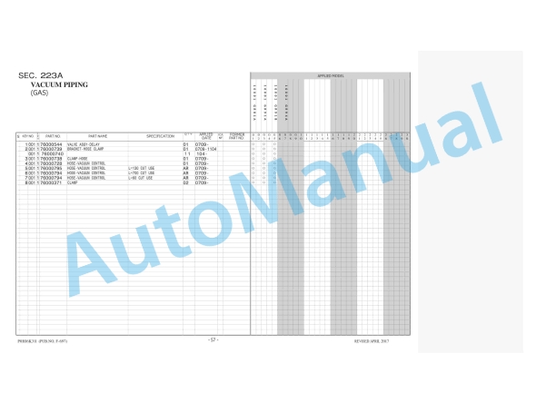 Utilev 2.0T-3.5T Internal Combustion Pneumatic Counterbalanced Forklift Truck UT20P, UT35P Parts Manual 3 Utilev 2.0T-3.5T Internal Combustion Pneumatic Counterbalanced Forklift Truck UT20P, UT35P Parts Manual - Image 3