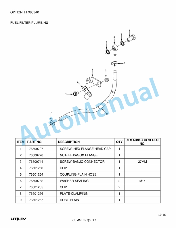 Utilev 5.0-7.0T Internal Combustion Counterbalanced Forklift Truck Parts Manual 5 Utilev 5.0-7.0T Internal Combustion Counterbalanced Forklift Truck Parts Manual - Image 5
