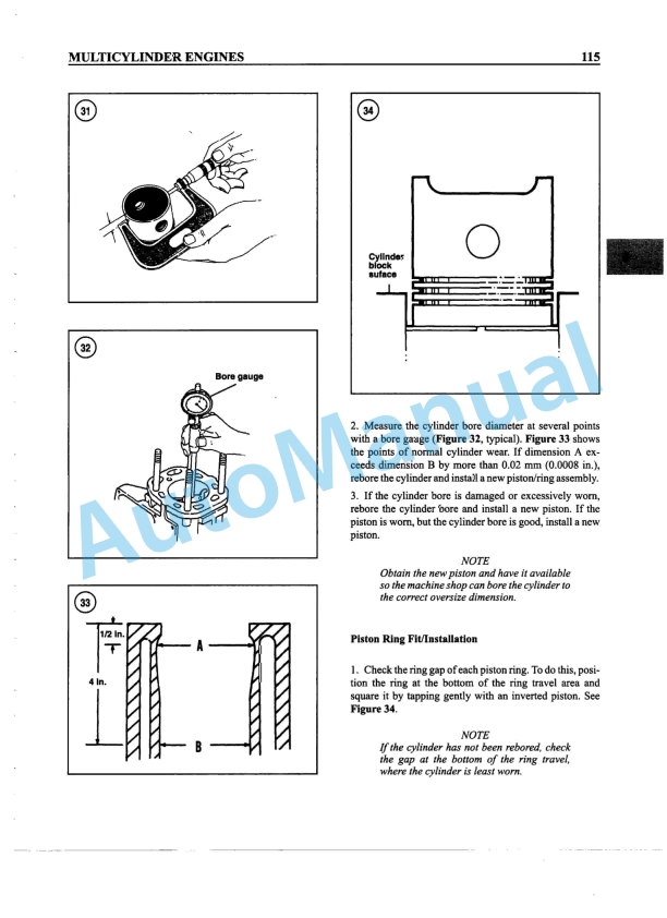 Yanmar 1, 2, 3 Cylinder Engine Diesel Inboard Shop Manual-2