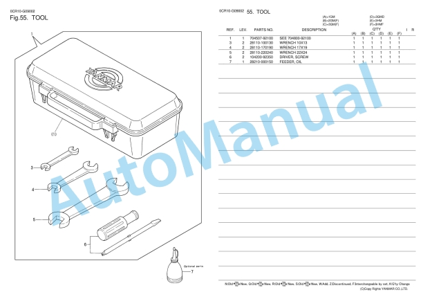 Yanmar 1GM, 2GM, 2GMF, 3GM, 3GMF, 3GMD, 3HM, 3HMF Diesel Engine Parts Catalog 3 Yanmar 1GM, 2GM, 2GMF, 3GM, 3GMF, 3GMD, 3HM, 3HMF Diesel Engine Parts Catalog - Image 3