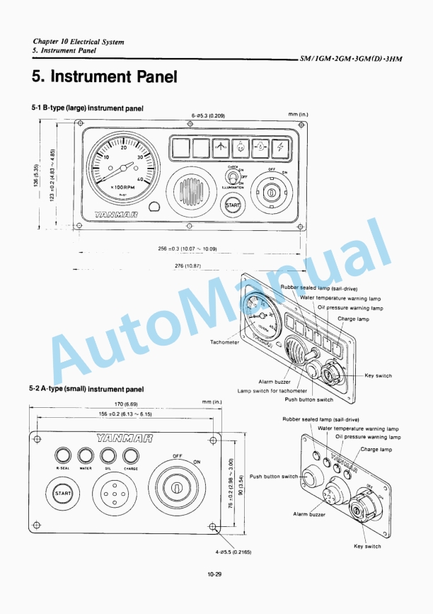 Yanmar 1GM(10L), 2GM(F)(L), 3GM(D)(F)(L), 3HM(F)(L) Marine Diesel Engine Service Manual-2