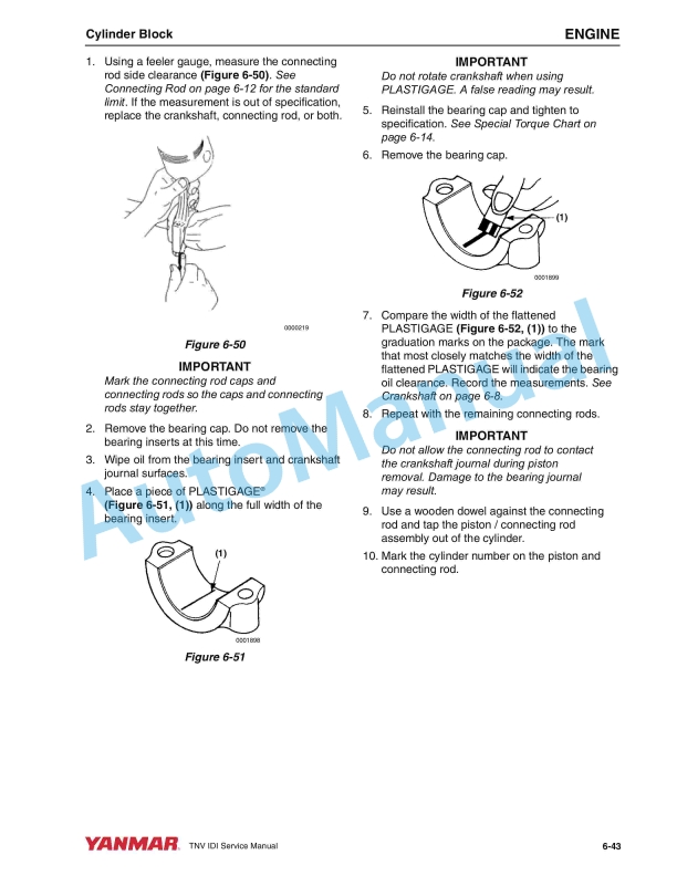 Yanmar 2TNV70, 3TNV70, 3TNV76 Industrial Engines Service Manual 0BTNV-G00200-2