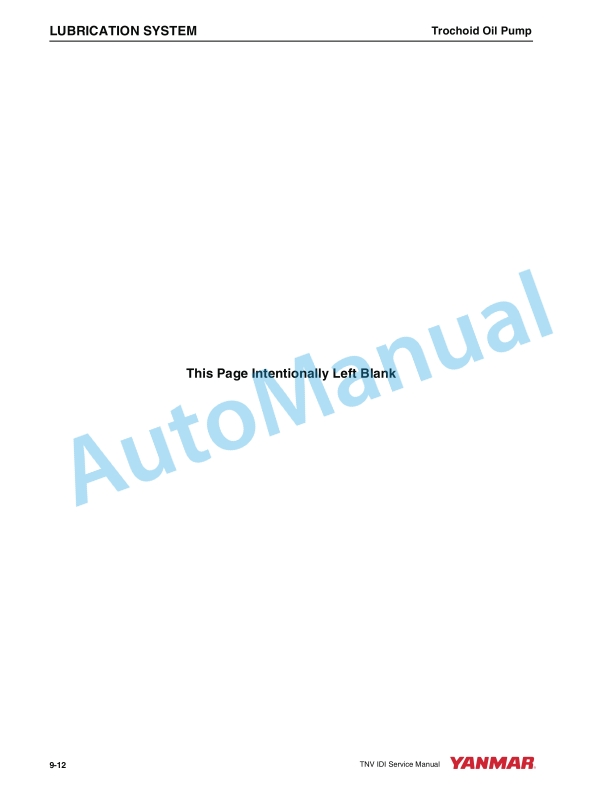 Yanmar 2TNV70, 3TNV70, 3TNV76 Industrial Engines Service Manual 0BTNV-G00200-4