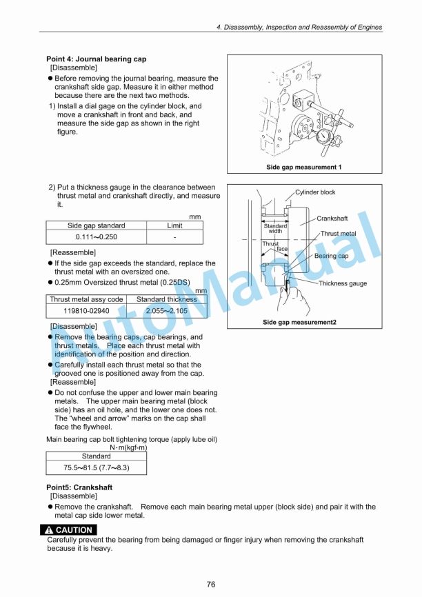 Yanmar 2TNV70, 3TNV70, 3TNV76 Industrial Engines Service Manual M9961-02E070 3 Yanmar 2TNV70, 3TNV70, 3TNV76 Industrial Engines Service Manual M9961-02E070 - Image 3