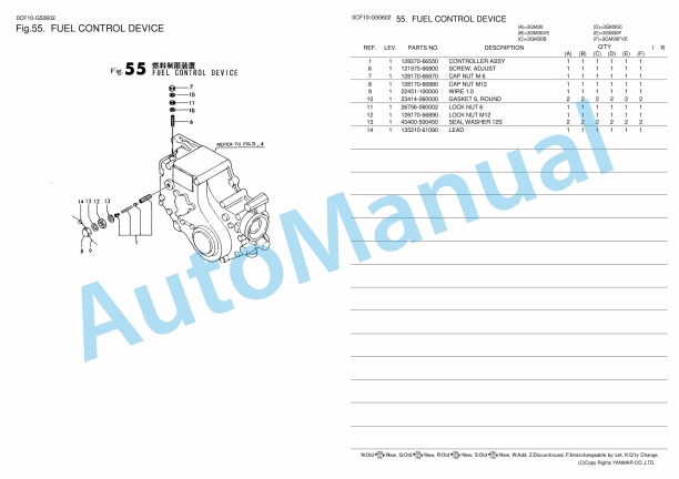 Yanmar 3GM30-B, 3GM30-C, 3GM30-F Parts Catalog 2 Yanmar 3GM30-B, 3GM30-C, 3GM30-F Parts Catalog - Image 2