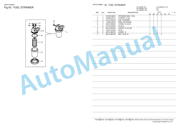 Yanmar 3GM30-YEU, 3GM30C-YEU, 3GM30F-YEU, 3GM30FC-YEU Parts Catalog 2 Yanmar 3GM30-YEU, 3GM30C-YEU, 3GM30F-YEU, 3GM30FC-YEU Parts Catalog - Image 2