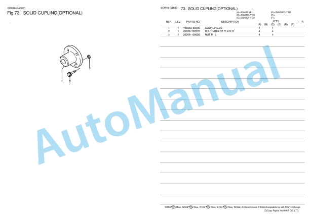 Yanmar 3GM30-YEU, 3GM30C-YEU, 3GM30F-YEU, 3GM30FC-YEU Parts Catalog 5 Yanmar 3GM30-YEU, 3GM30C-YEU, 3GM30F-YEU, 3GM30FC-YEU Parts Catalog - Image 5