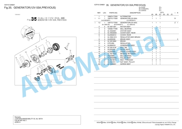 Yanmar 3JH3E, 3JH3CE Parts Catalog 3 Yanmar 3JH3E, 3JH3CE Parts Catalog - Image 3