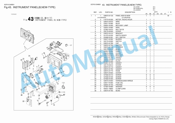 Yanmar 3JH3E, 3JH3CE Parts Catalog 5 Yanmar 3JH3E, 3JH3CE Parts Catalog - Image 5