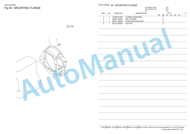 Yanmar 3T84H(T)LE-TB(S) Diesel Engine Parts Catalog 2 Yanmar 3T84H(T)LE-TB(S) Diesel Engine Parts Catalog - Image 2