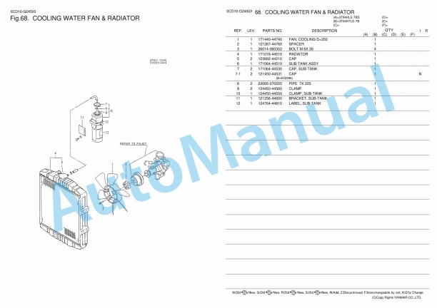 Yanmar 3T84H(T)LE-TB(S) Diesel Engine Parts Catalog 4 Yanmar 3T84H(T)LE-TB(S) Diesel Engine Parts Catalog - Image 4