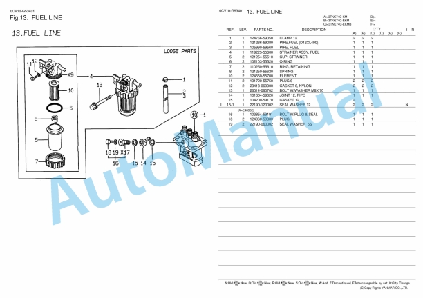 Yanmar 3TNE74C-KM, 3TNE74C-EKM, 3TNE74C-EKMB Parts Catalog 4 Yanmar 3TNE74C-KM, 3TNE74C-EKM, 3TNE74C-EKMB Parts Catalog - Image 4