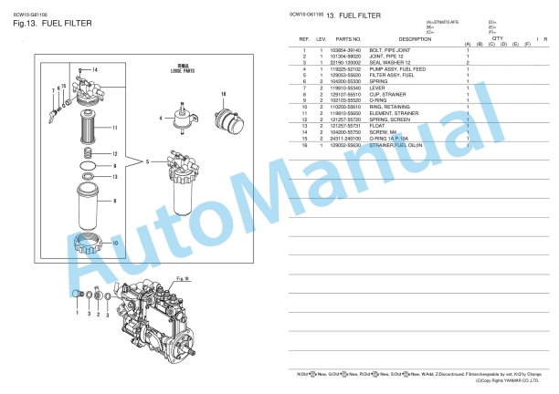 Yanmar 3TNM72-AFS Parts Catalog 3 Yanmar 3TNM72-AFS Parts Catalog - Image 3