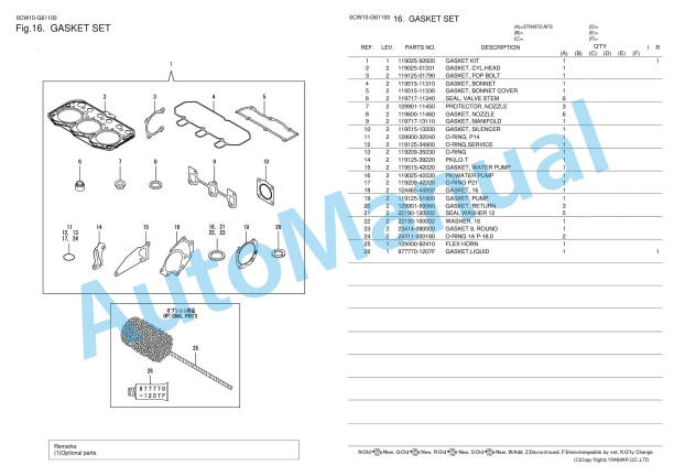 Yanmar 3TNM72-AFS Parts Catalog 5 Yanmar 3TNM72-AFS Parts Catalog - Image 5