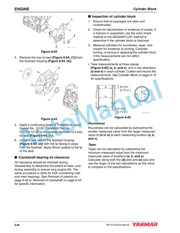 Yanmar 3TNM74F, 3TNV74F, 3TNV80F Industrial Engine Service Manual-2