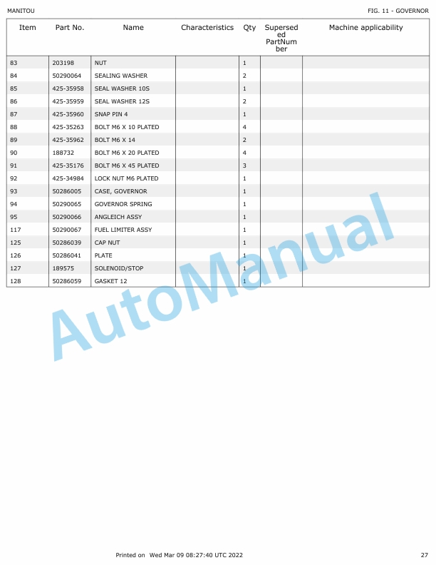 Yanmar 3TNV80F-SXNBV Engine Parts Catalog 3 Yanmar 3TNV80F-SXNBV Engine Parts Catalog - Image 3