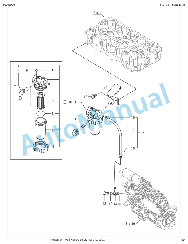 Yanmar 3TNV80F-SXNBV Engine Parts Catalog 4 Yanmar 3TNV80F-SXNBV Engine Parts Catalog - Image 4