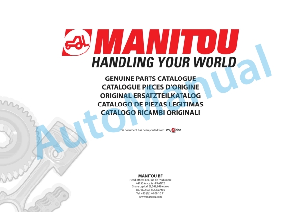 Yanmar 3TNV82A-SBV Engine Parts Catalog