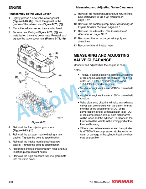 Yanmar 3TNV82A to 4TNV106T Industrial Engine Service Manual 0BTNV0-U0000 2 Yanmar 3TNV82A to 4TNV106T Industrial Engine Service Manual 0BTNV0-U0000 - Image 2
