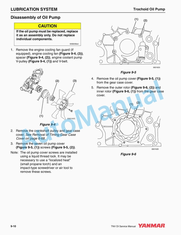Yanmar 3TNV82A to 4TNV106T Industrial Engine Service Manual 0BTNV0-U0000 4 Yanmar 3TNV82A to 4TNV106T Industrial Engine Service Manual 0BTNV0-U0000 - Image 4