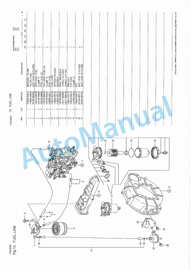 Yanmar 3TNV88-N5FA Parts Catalog-5