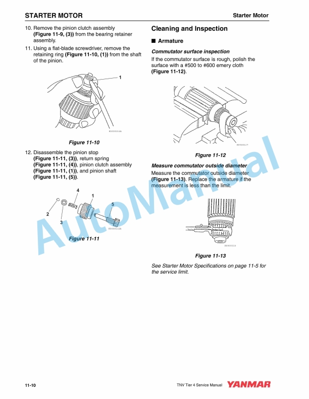 Yanmar 3TNV88C, 3TNV86CT, 4TNV88C, 4TNV86CT, 4TNV98C, 4TNV98CT Industrial Engine Service Manual 0BTN4-G00200-5