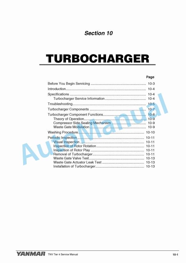 Yanmar 3TNV88C, 3TNV86CT, 4TNV88C, 4TNV86CT, 4TNV98C, 4TNV98CT Industrial Engines Service Manual 0BTN4-EN0022 3 Yanmar 3TNV88C, 3TNV86CT, 4TNV88C, 4TNV86CT, 4TNV98C, 4TNV98CT Industrial Engines Service Manual 0BTN4-EN0022 - Image 3