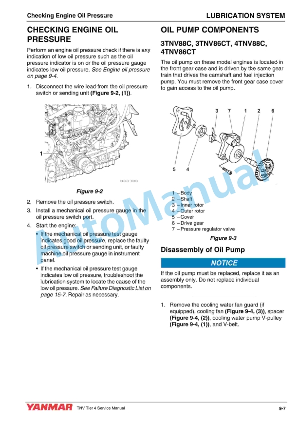Yanmar 3TNV88C, 3TNV86CT, 4TNV88C, 4TNV86CT, 4TNV98C, 4TNV98CT Industrial Engines Service Manual 0BTN4-G00201 3 Yanmar 3TNV88C, 3TNV86CT, 4TNV88C, 4TNV86CT, 4TNV98C, 4TNV98CT Industrial Engines Service Manual 0BTN4-G00201 - Image 3