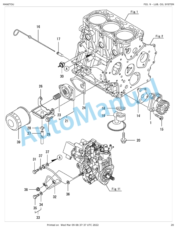 Yanmar 3TNV88F-ESBV Engine Parts Manual 2 Yanmar 3TNV88F-ESBV Engine Parts Manual - Image 2