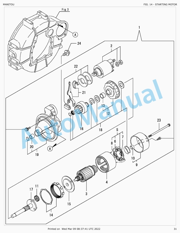 Yanmar 3TNV88F-ESBV Engine Parts Manual 4 Yanmar 3TNV88F-ESBV Engine Parts Manual - Image 4