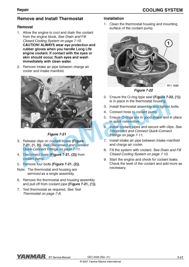Yanmar 4BY-150, 4BY-180, 6BY-220, 6BY-260 Marine Engine Service Manual 3 Yanmar 4BY-150, 4BY-180, 6BY-220, 6BY-260 Marine Engine Service Manual - Image 3