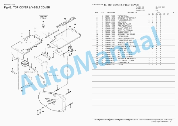 Yanmar 4BY2-150, 4BY2-150Z, 4BY2-180, 4BY2-180Z Diesel Engine Parts Catalog 5 Yanmar 4BY2-150, 4BY2-150Z, 4BY2-180, 4BY2-180Z Diesel Engine Parts Catalog - Image 5