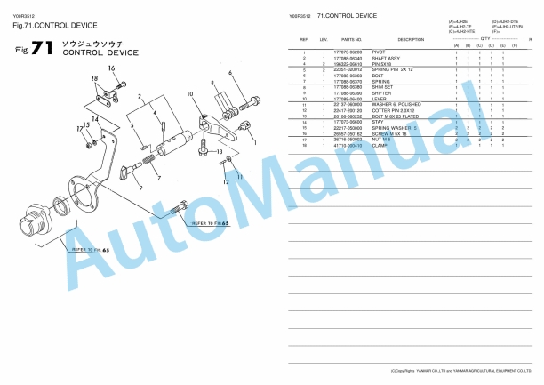 Yanmar 4JH2, 4JH2-TE, 4JH2-THE, 4JH2-DTE, 4JH2-UTE(B) Spare Parts Catalog-5