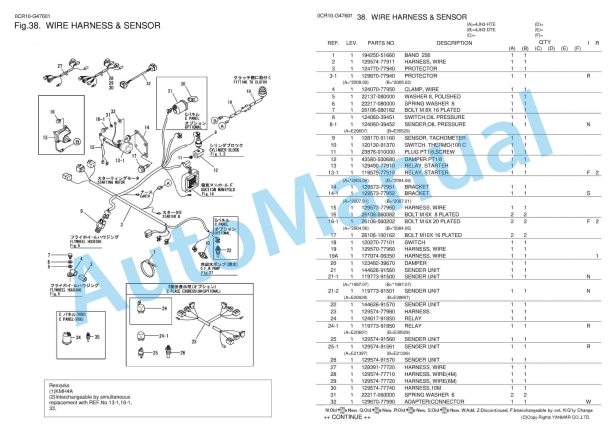 Yanmar 4JH3-HTE, 4JH3-DTE Parts Catalog 3 Yanmar 4JH3-HTE, 4JH3-DTE Parts Catalog - Image 3