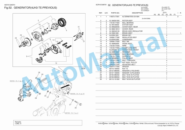 Yanmar 4JH3E, 4JH3E-TE, 4JH3CE, 4JH3CE1, 4JH3E-TCE Parts Catalog 3 Yanmar 4JH3E, 4JH3E-TE, 4JH3CE, 4JH3CE1, 4JH3E-TCE Parts Catalog - Image 3